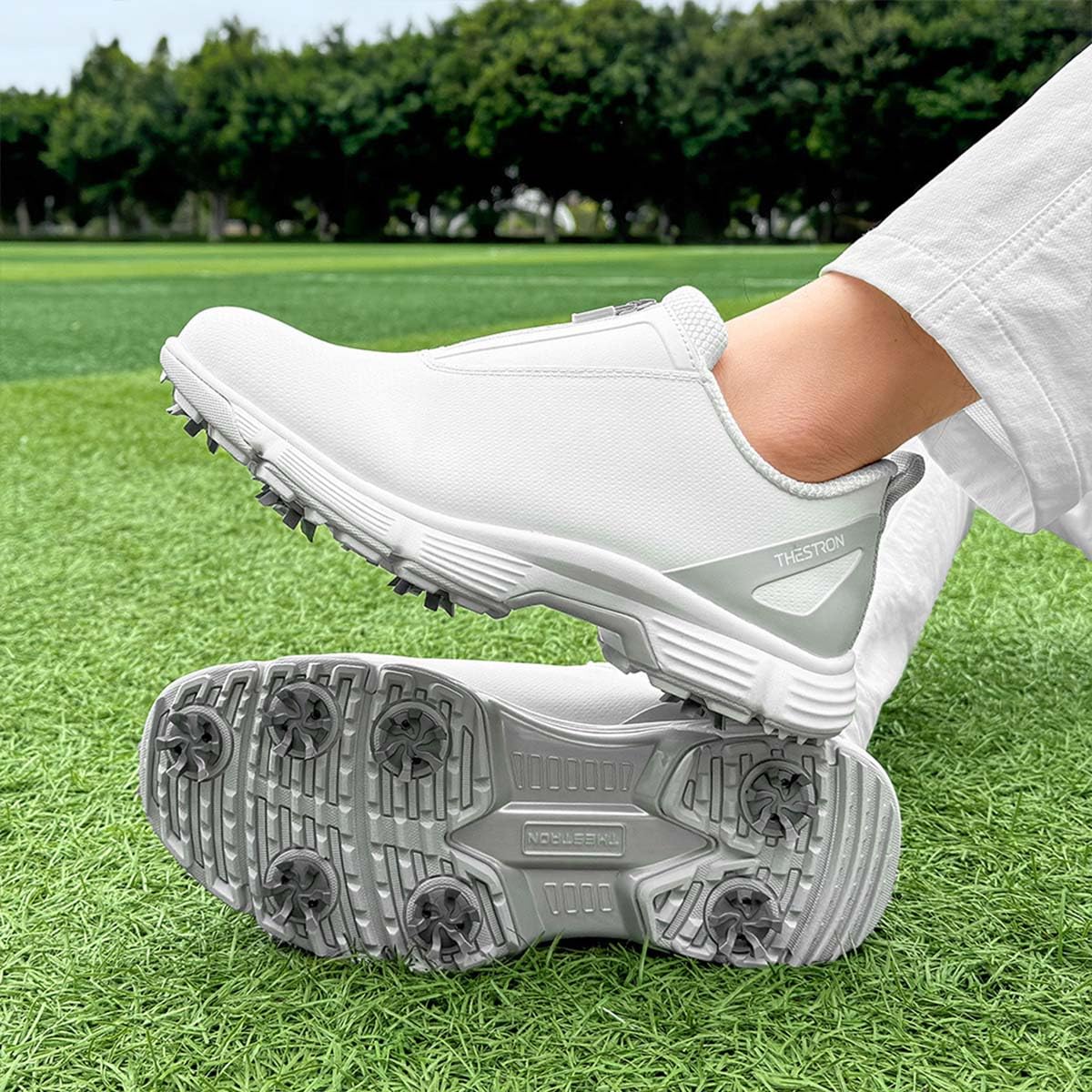 Zapatos De Entrenamiento Golf para Mujer con Clavos