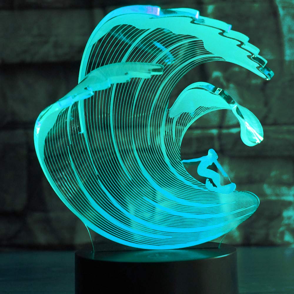 3D Schwan Nachtlicht LED - 7 Farbwechsel, Touch Bedienung, USB Betrieben