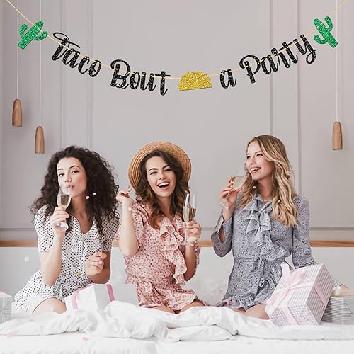 Miniatura 5 de Cartel de taco Bout a Party Fiesta mexicana temática despedida de soltera decoración de fiesta de compromisodespedida de solterafiesta