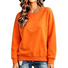 KINGFEN Womens Long Sleeve Sweatshirts Trendy Tops Crewneck Casual Shirt