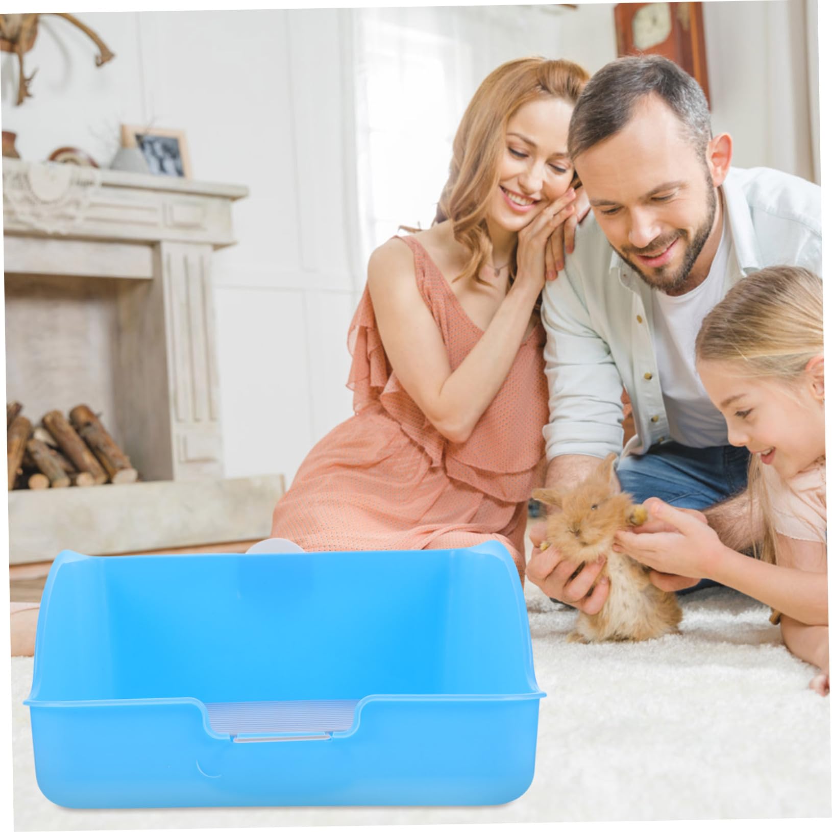 BESPORTBLE Bunny Litter Box Corner Rabbit Toilet Dog Rabbit Guinea Pig Pet Training Toilet