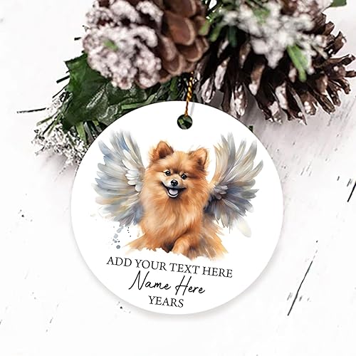Vista 61 de Adorno conmemorativo personalizado de Bulldog Inglés – Alas de ángel, regalo de Navidad personalizado para perro, mamá y papá Adorno de Bulldog
