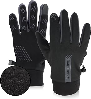 Winter Gloves Men, Waterproof Windproof Winter Gloves for Women, Non-slip Winter Work Gloves, Winter Warm Touch Screen Gloves for Cycling, Running, Hiking, Outdoor Work