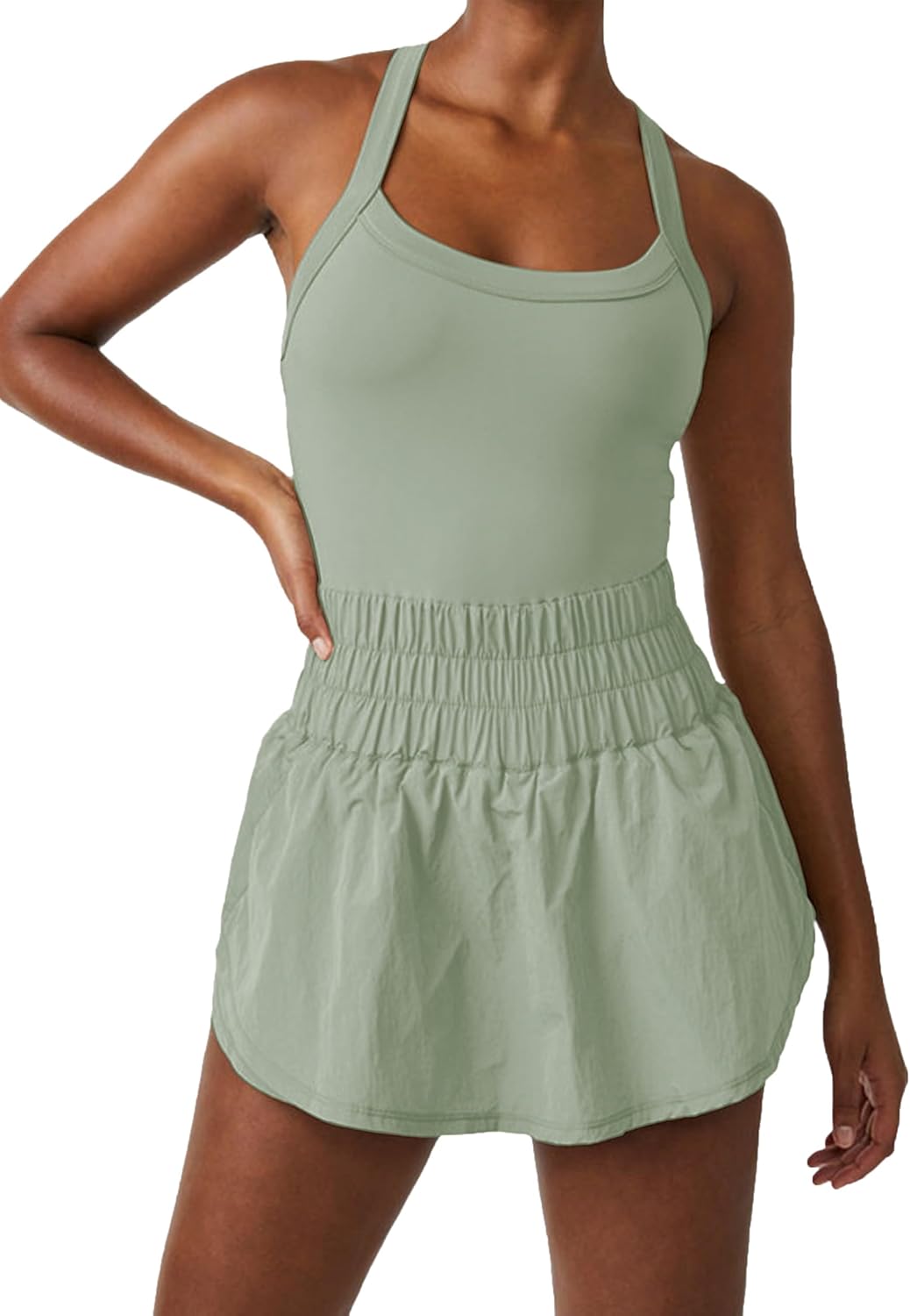 MISSACTIVER Women Tennis Dress Workout Dress with Built in
