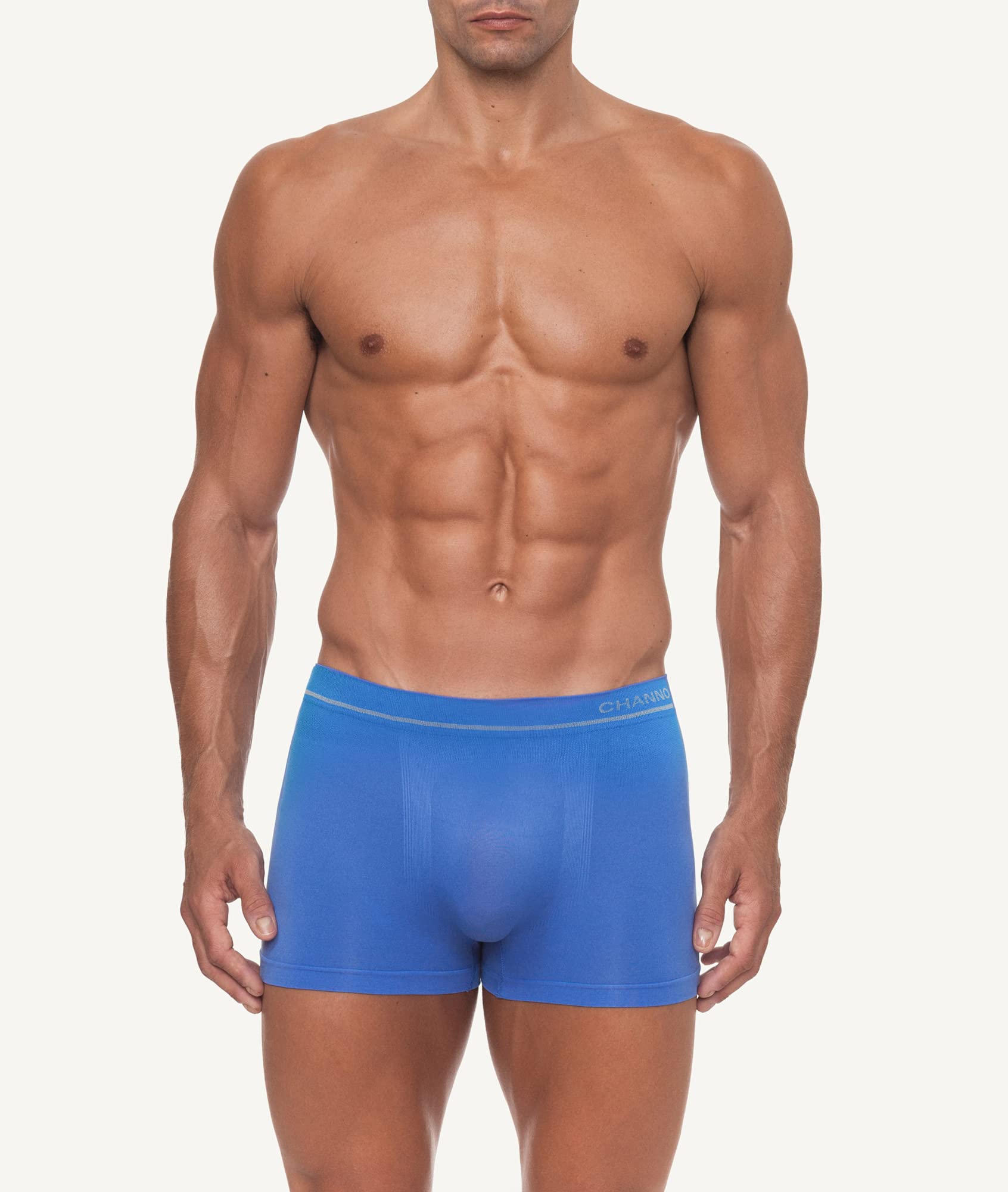 Channo Boxer in Nylon Senza Cuciture, Morbidi e Confortevoli. Design Originale a Tinta Unita