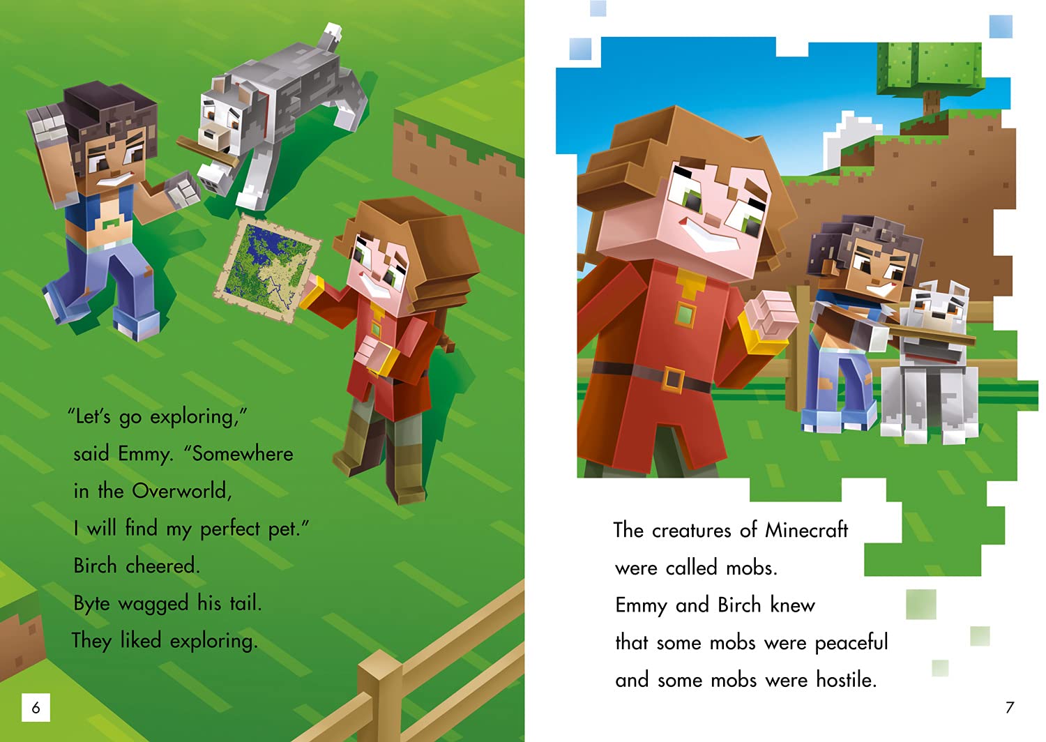 Minecraft Young Readers: Mobs in the Overworld: Get your kids into reading with this new official Minecraft gaming adventure for young, struggling or reluctant readers who love video games