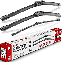 Vista 38 de Juego de limpiaparabrisas de 24" 17" 10" de repuesto para Dodge Caliber 2007 2008 2009 2010 2011 2012, limpiaparabrisas delantero y trasero