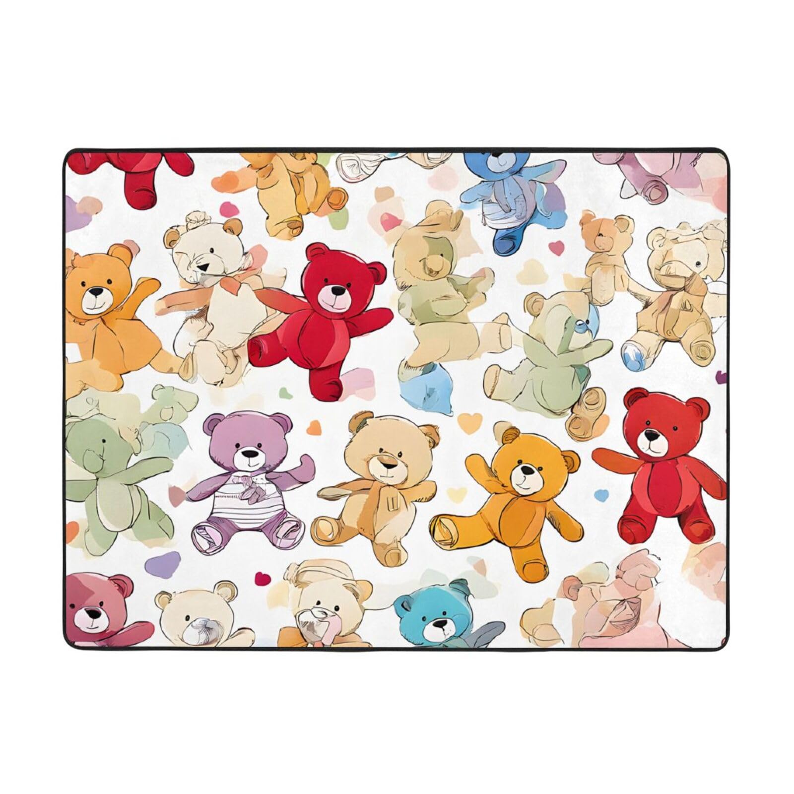 Tapis moderne doux salon chambre dortoir 160 x 121 cm éléphant