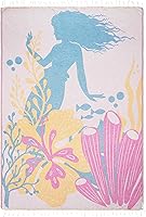 Vista 6 de Sand Cloud Toalla turca de playa turca, toallas de baño turcas 100% algodón orgánico, ultra suaves, sin arena y de secado rápido, para playa