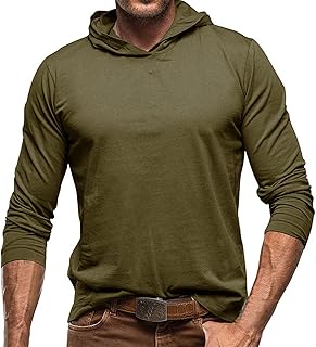 UHouse
Men's Long-Sleeved Shirt with Hood Long Sleeve T-Shirt Fashion Basic Shirt Sport Long Sleeve Running Shirt Lightweight Summer Shirt Thin Hoodie Quick-Drying Functional Shirt Slim Fit Sports Shi...