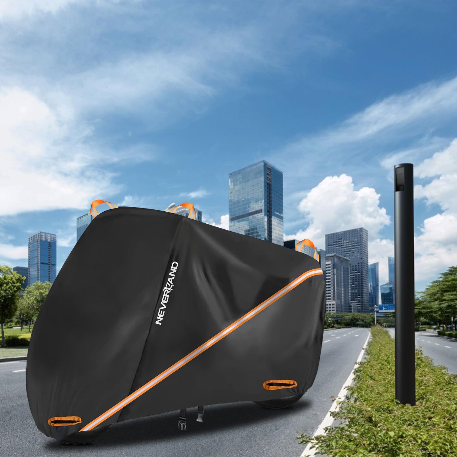 Telo Coprimoto NEVERLAND XXXL &ndash; Antineve E Impermeabile Per Esterno, Con Tasche Specchi