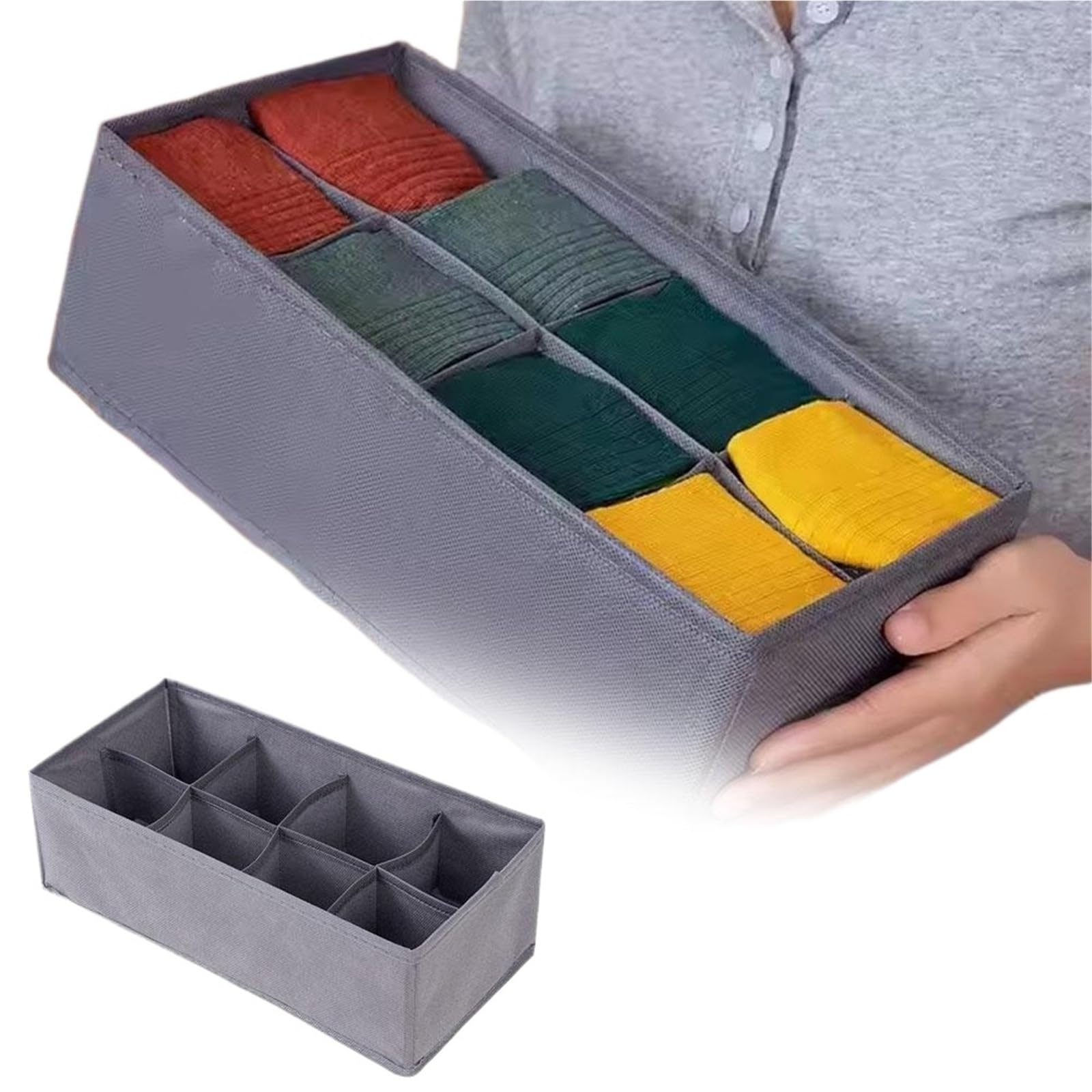 Scatole Organizer Per Vestiti Da Cassetto Scatola portaoggetti for reggiseno, calzini e biancheria intima