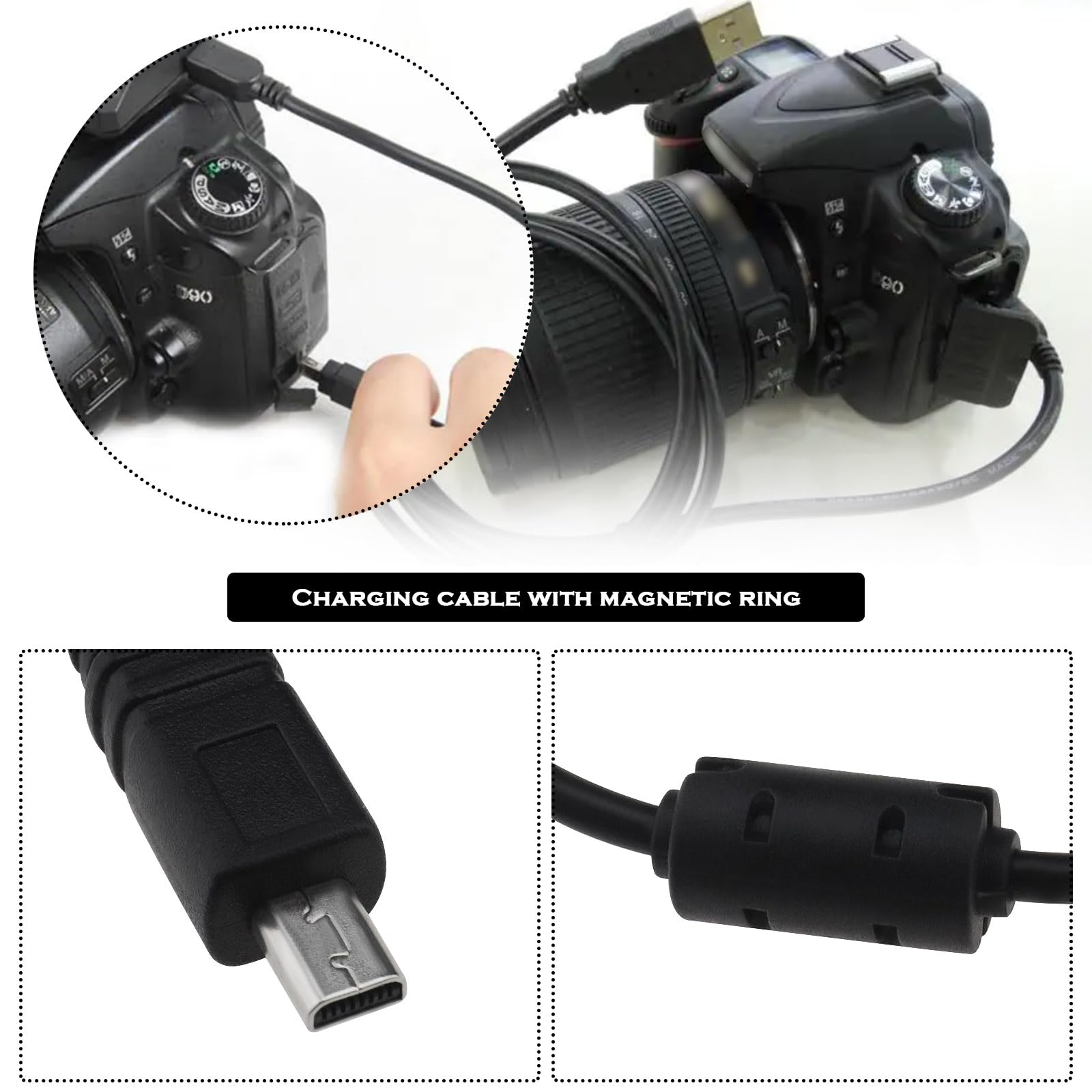 Cavo USB Per Fotocamera Panasonic Lumix DMC-TZ60 / TZ61