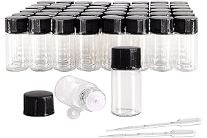 Miniature Glass Vials for Travel and Sample Storage