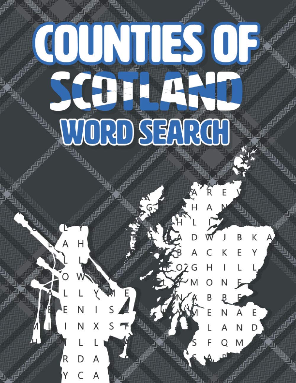Counties of Scotland Word Search: Word Find Puzzles with Top Towns & Villages in Every Scotland County