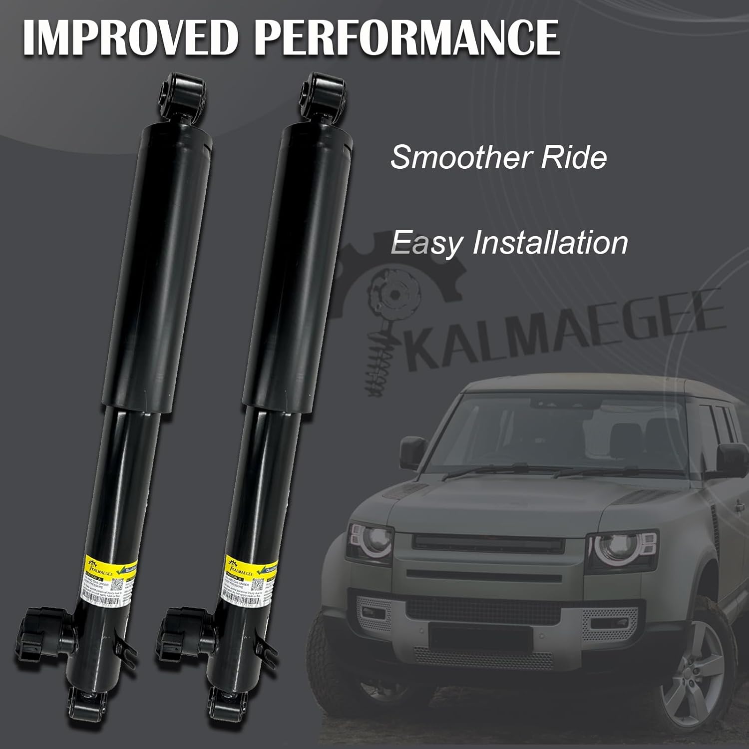 84518747 2PCS Rear Shock Strut Absorbers with Adaptive Damping for GMC Sierra 1500, for Chevrolet Silverado 1500 2019-2024