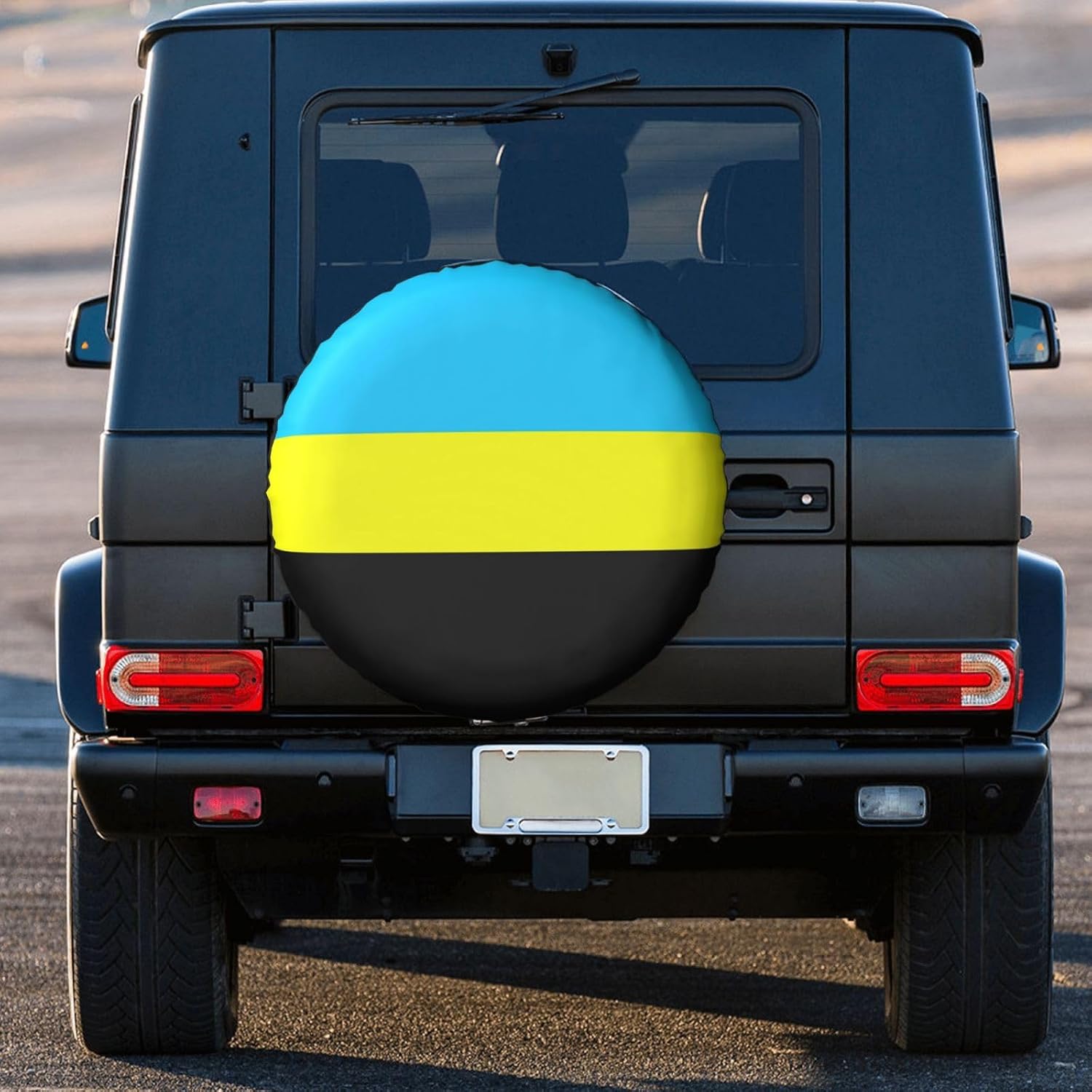 Flag of The Sultanate of Burongan Print Tire Cover Universal Spare Wheel for Trailer Rv SUV Truck Camper Travel Accessories