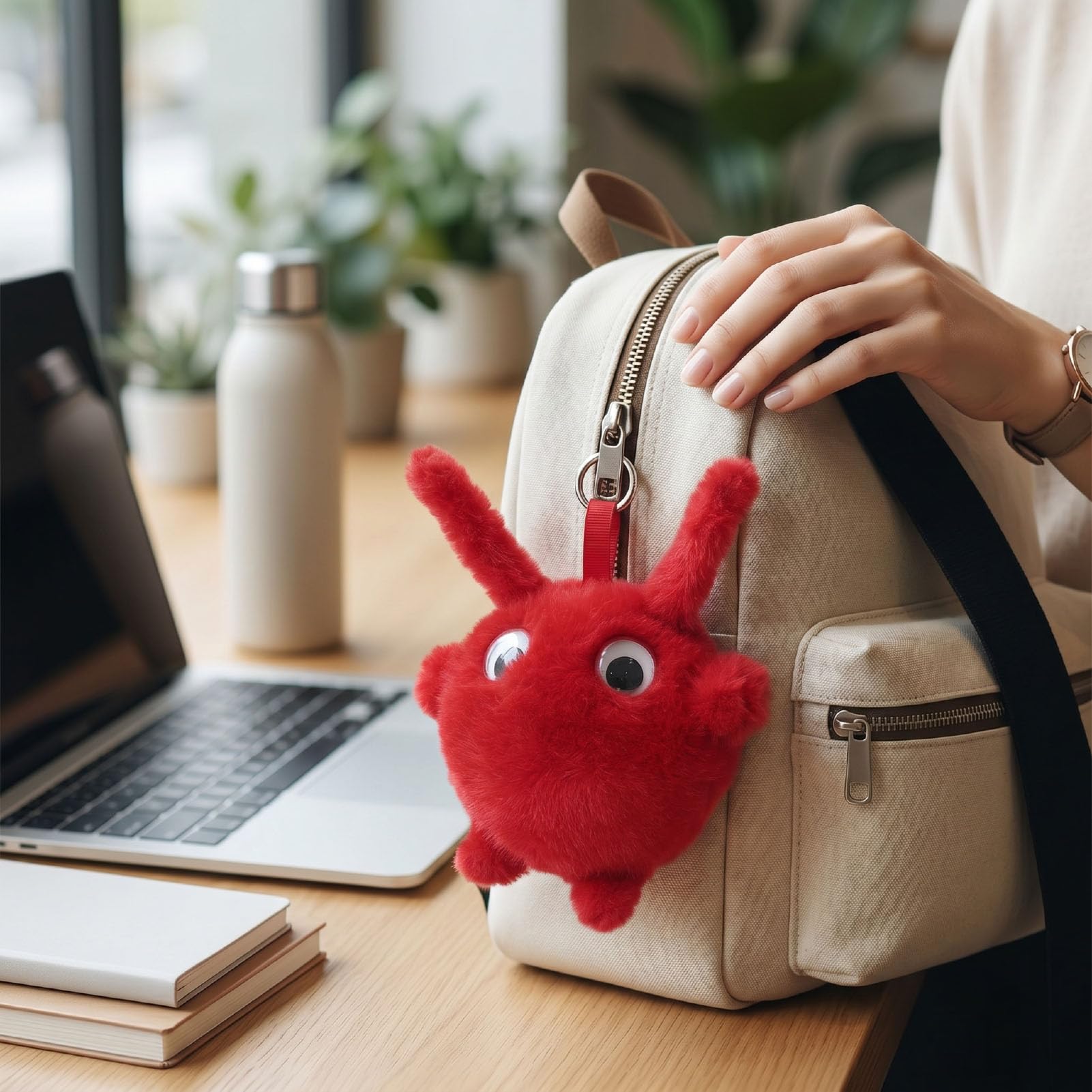 Zunate Success AI Animal de Peluche Inteligente, Asistente de Aprendizaje Interactivo, Juguete de Peluche Compañero Emocional con 66 Idiomas, Reconocimiento de Voz, Control de Aplicaciones, USB C