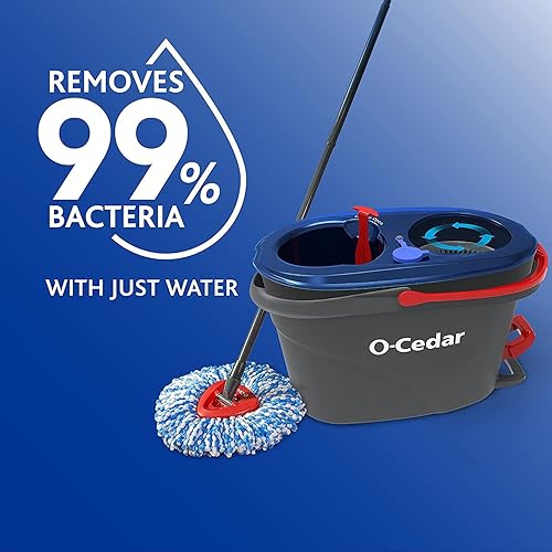 Miniatura 3 de O-Cedar RinseClean - Recambio de microfibra para mopa giratoria, 1 CT (paquete de 6)