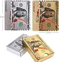 Vista 22 de Joyoldelf Black Playing Cards with Rose Pattern, 2pcs Deck of Cards, PVC Plastic & Waterproof Playing Cards, Cool Card Decks Suitable for Family or