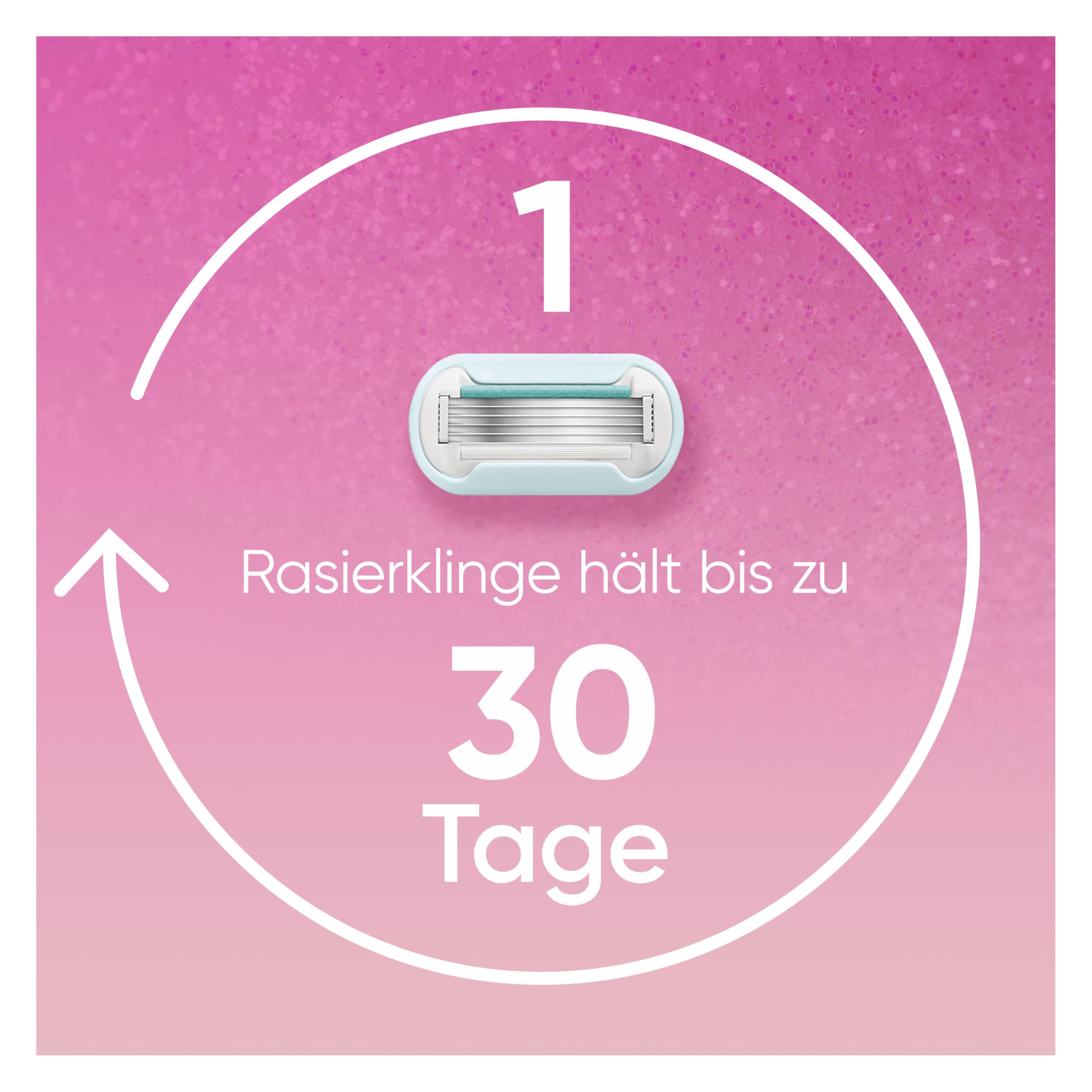 Gillette Venus Party Edition Rasierklingen Damen — 6 Original Ersatzklingen mit Einem Hauch von Aloe Vera für Damenrasierer, Nassrasierer für Frauen mit Sensibler Haut