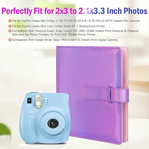 Miniatura 9 de 2 paquetes de 256 bolsillos álbum de fotos para Fujifilm Instax Mini LiPlay 11 90 70 50S 26 25 9 8+ 8 7S Impresora de cámara instantáneaMini Link