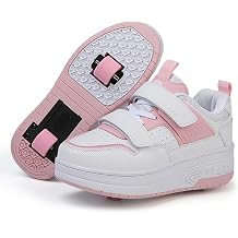 Roller Shoes, 2-Wheel Type, Front Wheel Removable, Rear Wheel One Button Storage, Sports Shoes, Sports Shoes, For Kids, Gift, Retractable Inline Skates, Sneakers, Gift, Adults, Girls, Boys,