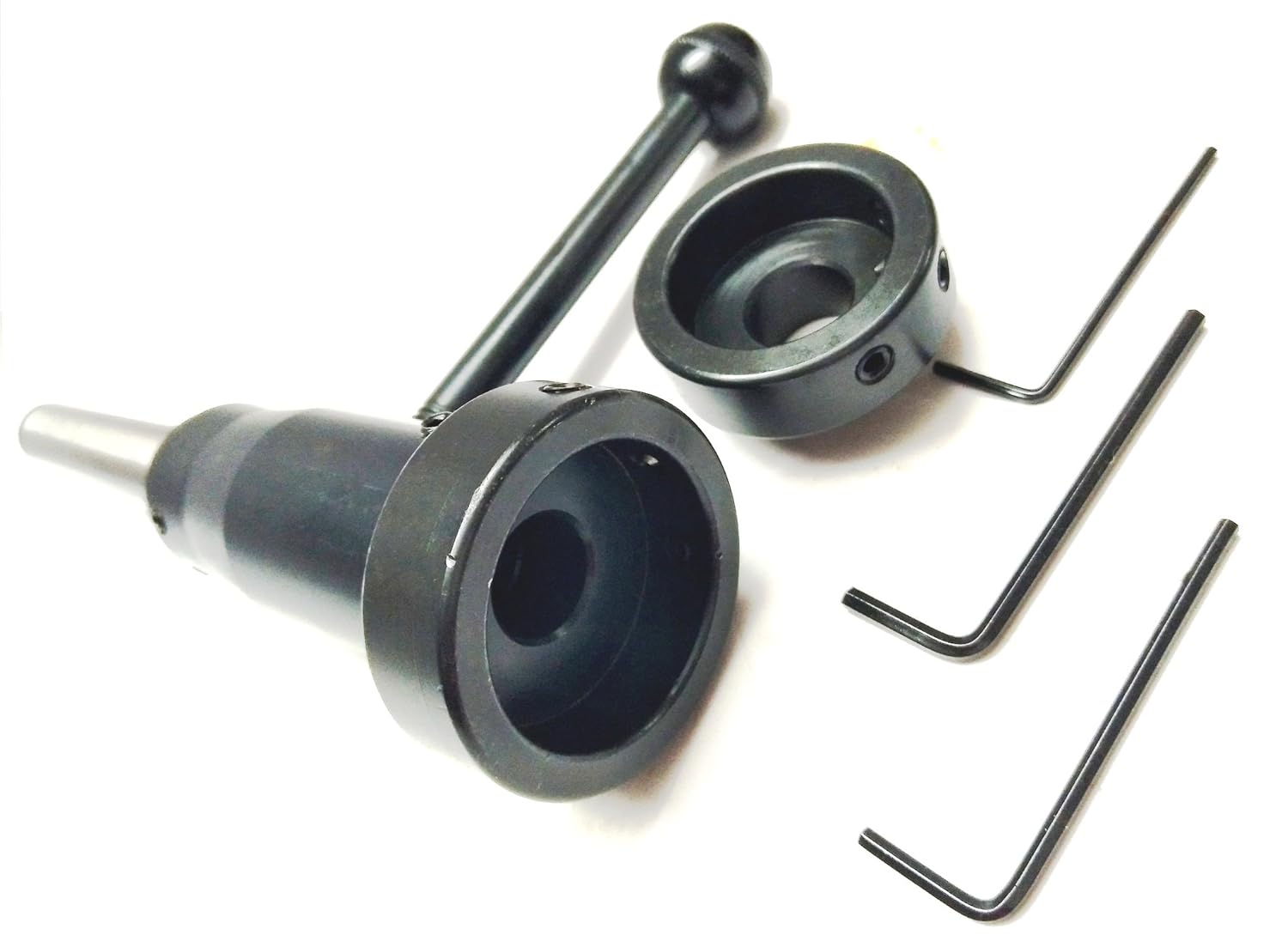 Lathe Tailstock Die Holder Attachment in 2MT Shank - Multiple Die Sizes 13/16", 1", 1-5/16", 1-1/2"