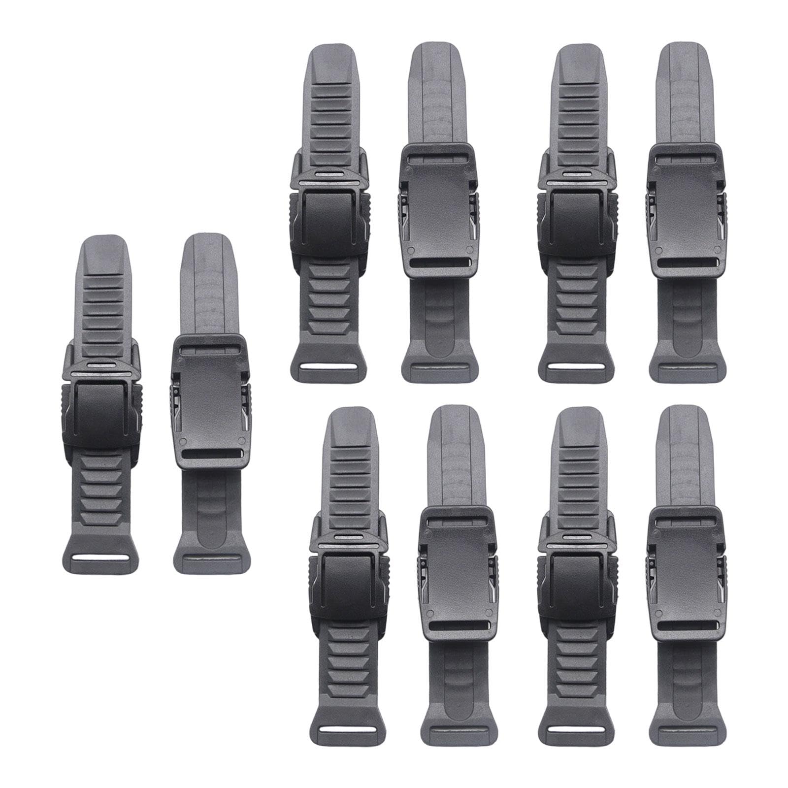 bnf 10 Pieces Adjustable Strap Buckles for Bag Straps Repair Replacement-picture-17