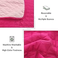 Vista 6 de Exclusivo Mezcla Juego de ropa de cama reversible ultrasónica individual con funda de almohada, edredones ligeros tamaño individual, colchas suaves