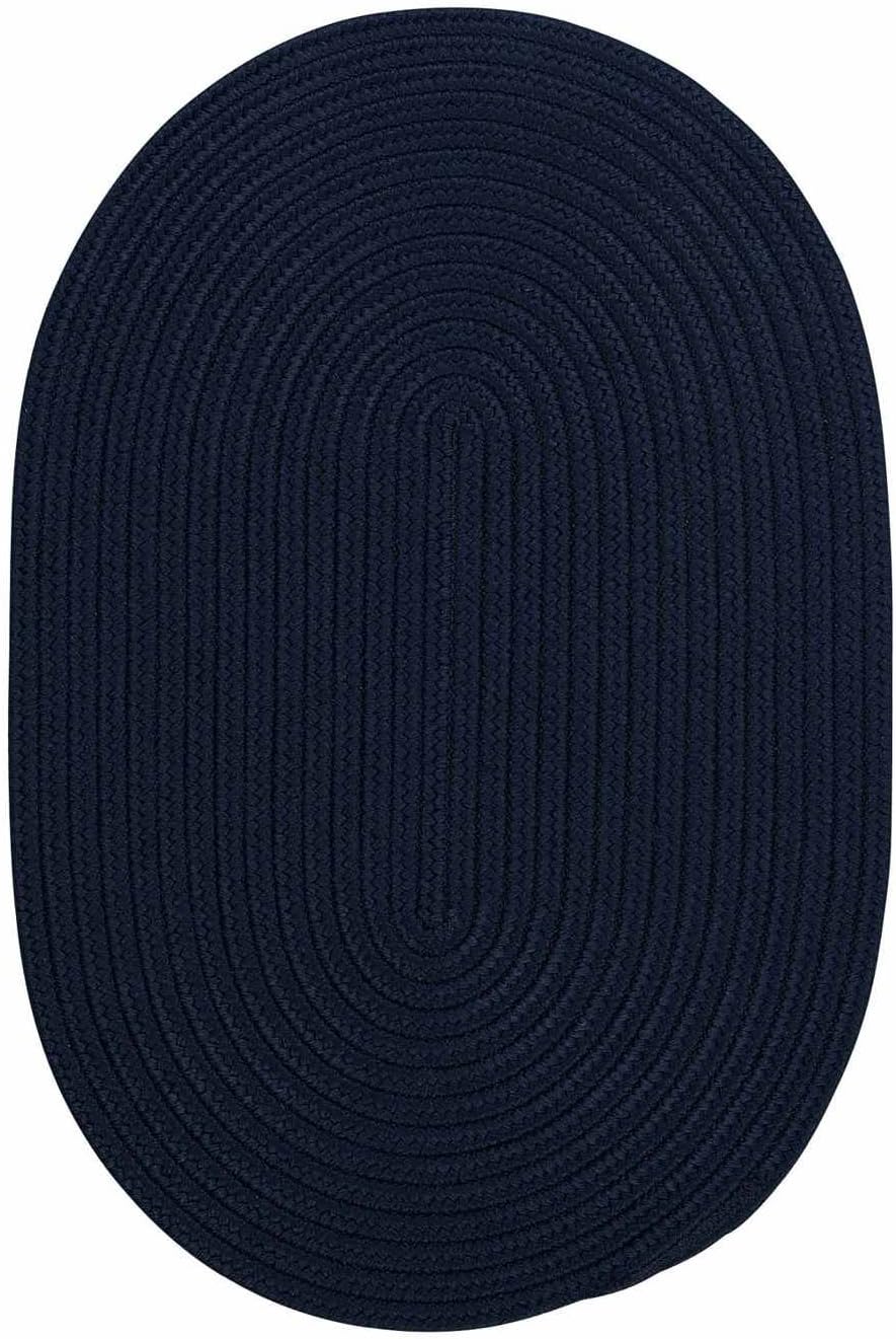 Braided Navy Rug (8ft. Round) Boca Raton BR52 by Colonial