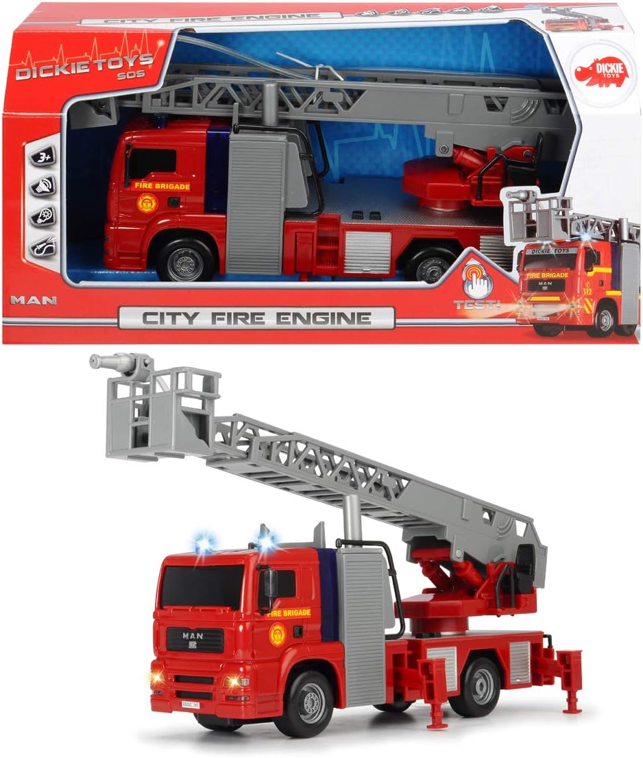 DICKIE - B/O FIRE rescue TRY ME 31 CM