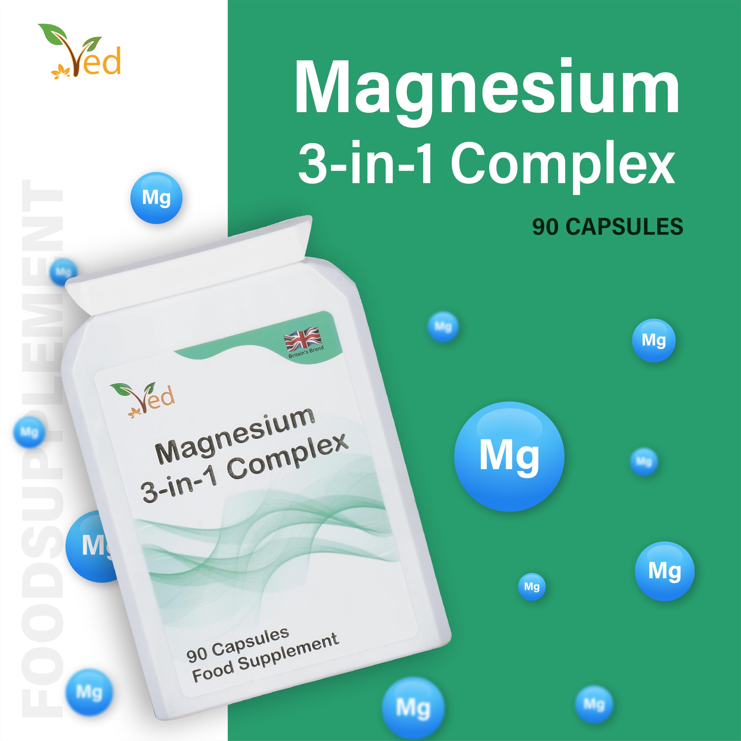Snapklik.com : Ved Magnesium 3-in-1 Complex, Supplements As Magnesium ...