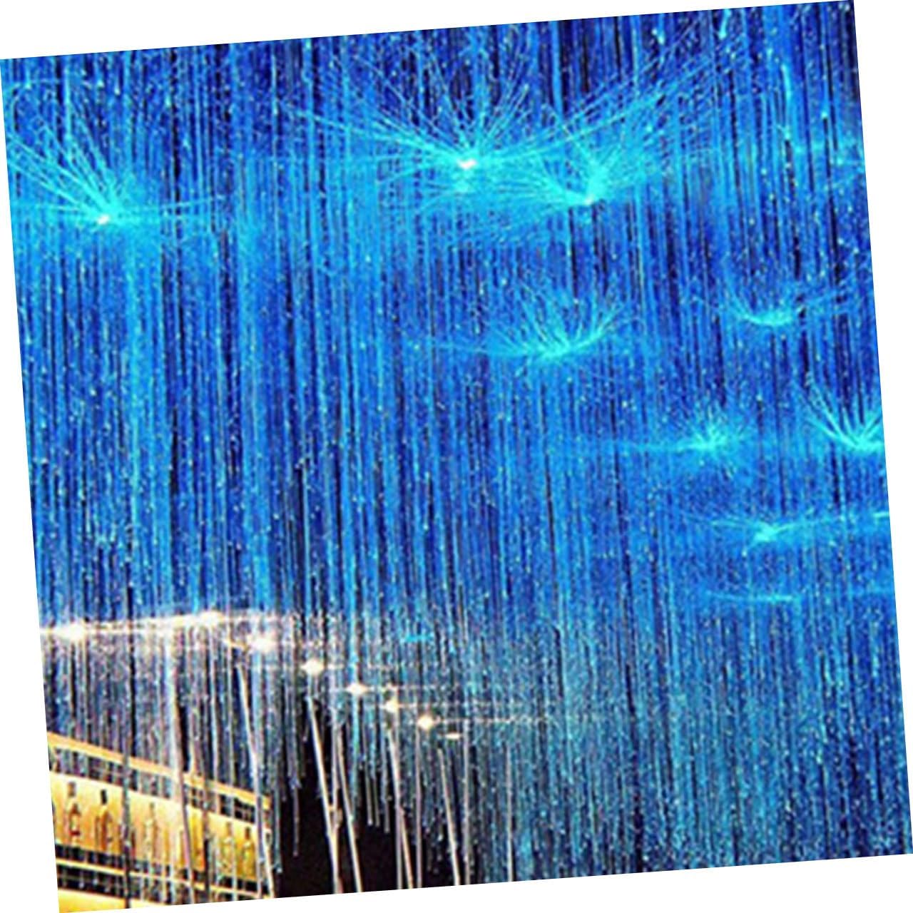 Cabilock 100Pcs LED Fiber Optic Cable Light for Car Optical Fiber Ceiling Decor Easy Installation Durable Material for Parties Gardens and Outdoor Use