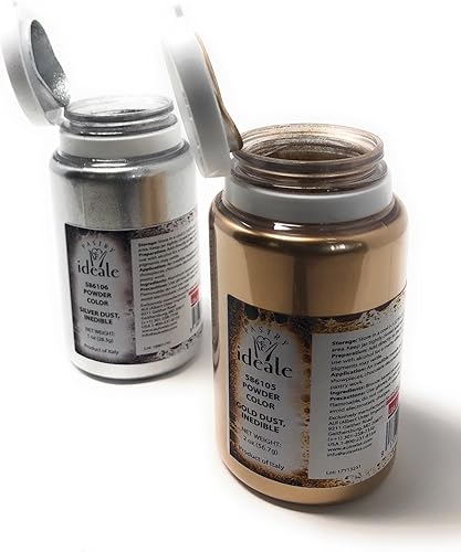 Miniatura 3 de Juego de polvo dorado y polvo plateado (no comestible)