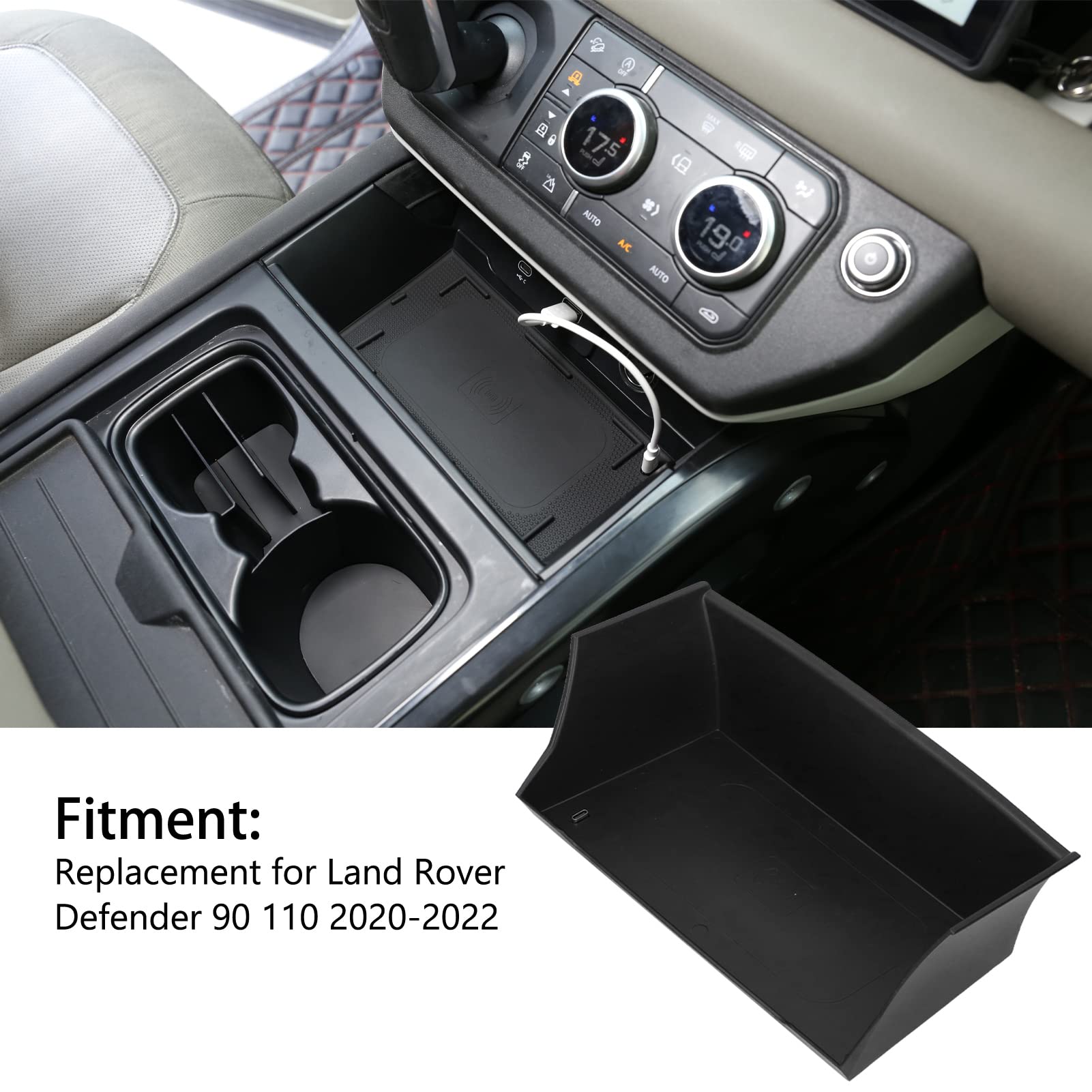 Organizer per console centrale, efficiente contenitore per 90 110 2020-2022, mantiene gli oggetti ordinatamente in posizione per organizzare l'interno dell'auto