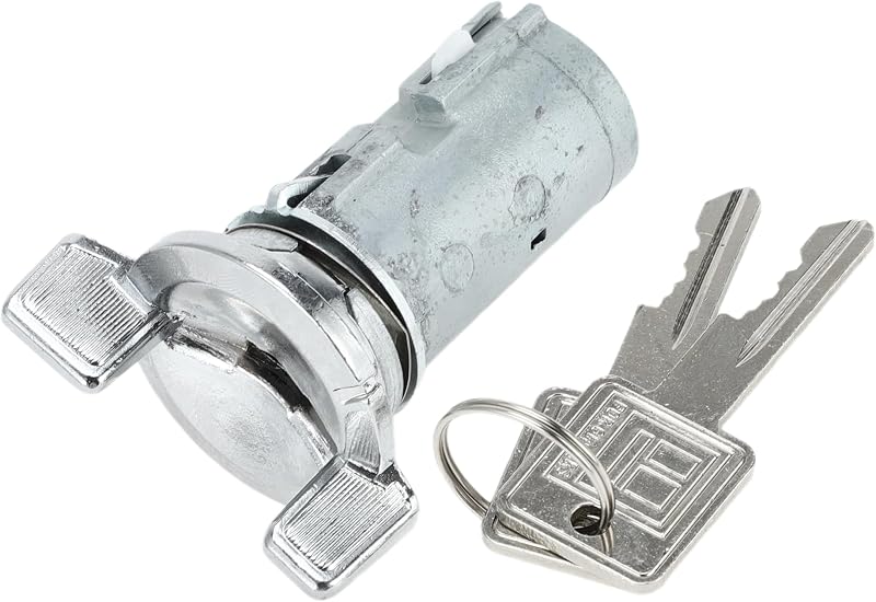 Cilindro da fechadura de ignição HEROFFIX para Chevrolet, GMC, Buick, Pontiac e outros – 1 unidade com 2 chaves