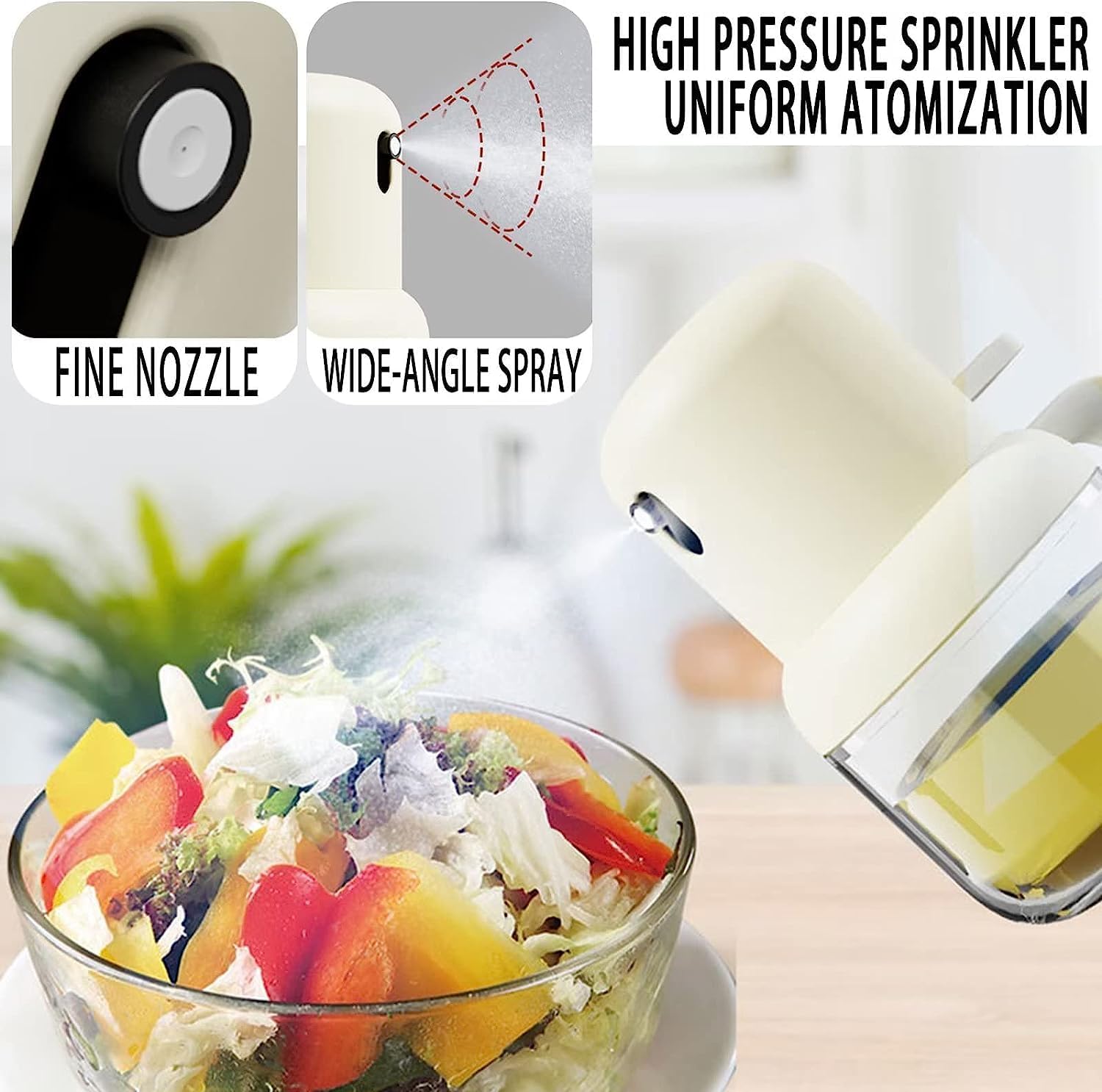 UniKart Oil Sprayer For Cooking, 180ml Glass Olive Oils Sprayers Mister, Kitchen Spray Bottle Gadgets, Canola Oil Spritzer, Widely Used For Salad Making, Baking, Salad,Frying, BBQ- (Cream, Pack of 1) offers donot miss 3 UniKart Oil Sprayer For Cooking, 180ml Glass Olive Oils Sprayers Mister, Kitchen Spray Bottle Gadgets, Canola Oil Spritzer, Widely Used For Salad Making, Baking, Salad,Frying, BBQ- (Cream, Pack of 1) offers donot miss
