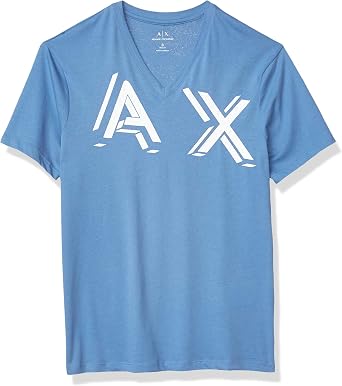 Armani Exchange Mens Crew Neck Regular Fit Short Sleeve