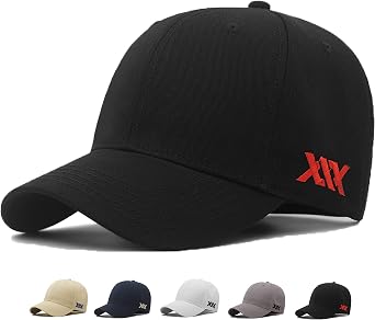 Oversize Baseball Cap XXL Big Head Hats for Men Large Embroidery Hats Dad Hat Adjustable 23.6"-26.8"