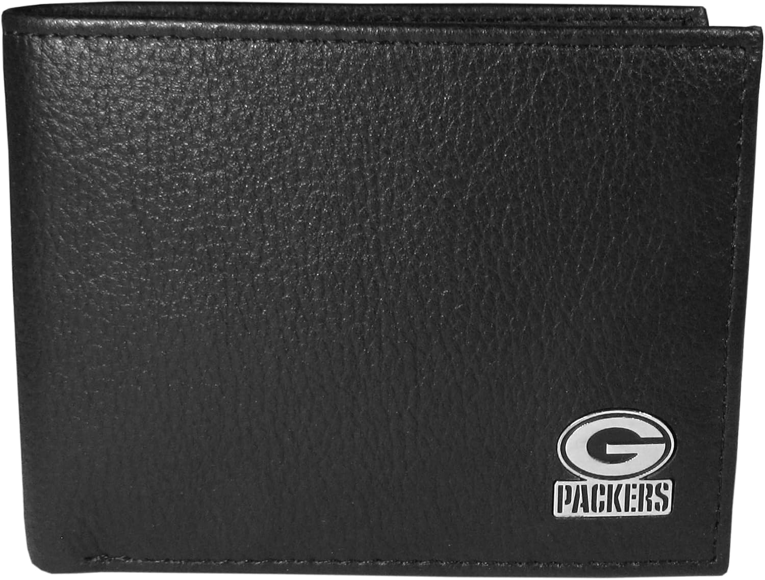 Siskiyou Sports NFL Leather Logo Bi-fold Wallet, Black, One Size