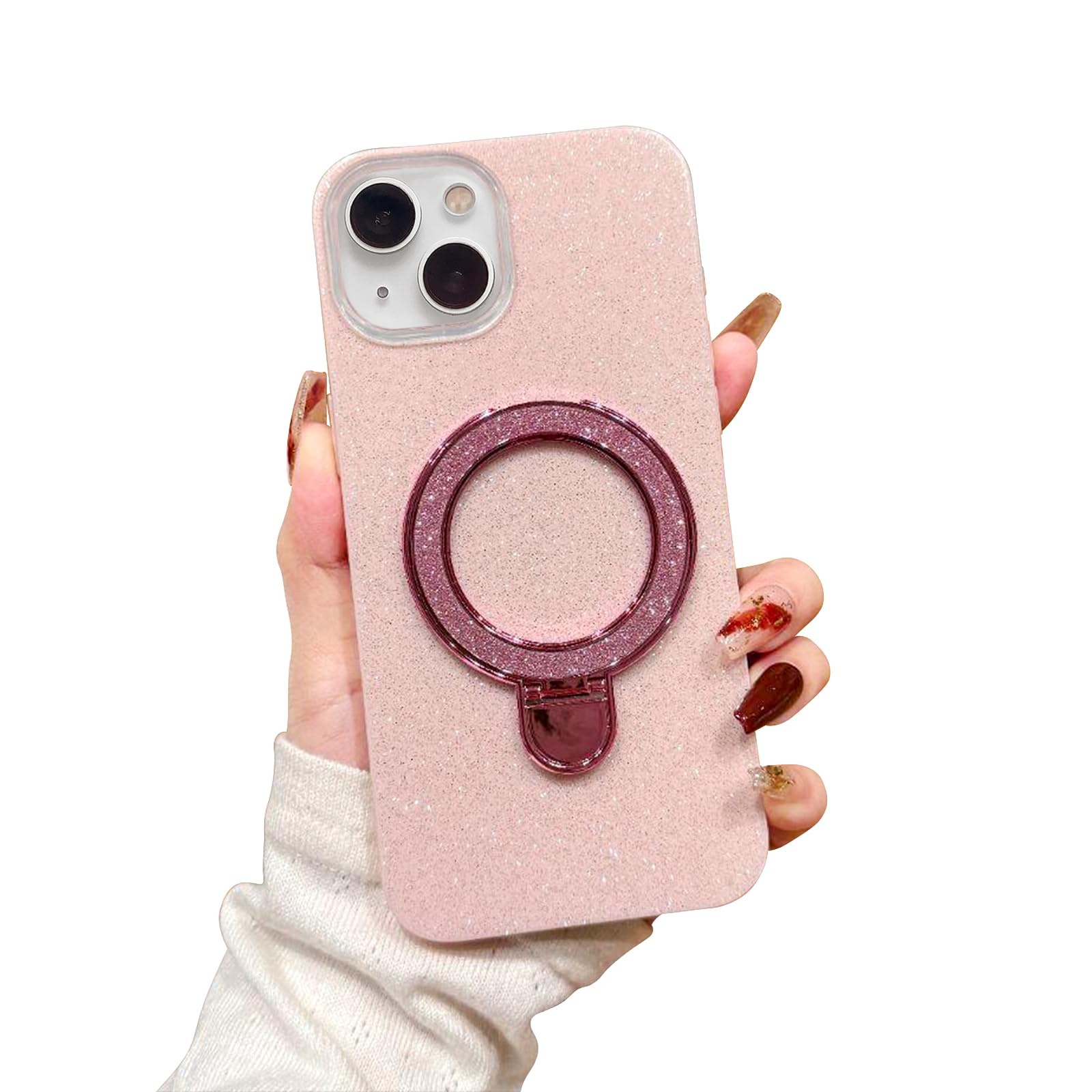 Coque iPhone 15 esthétique à paillettes pour protection quotidienne - 8