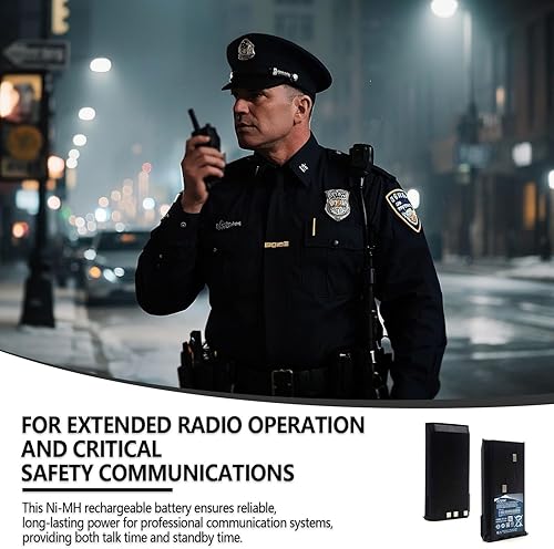 Miniatura 5 de Paquete de 2 baterías de repuesto para Kenwood KNB-15H KNB-15A KNB-15A KNB-14A KNB-14A KNB-14 KNB-20 TK-260 TK-270 TK-278 TK-360 TK-370 TK-372
