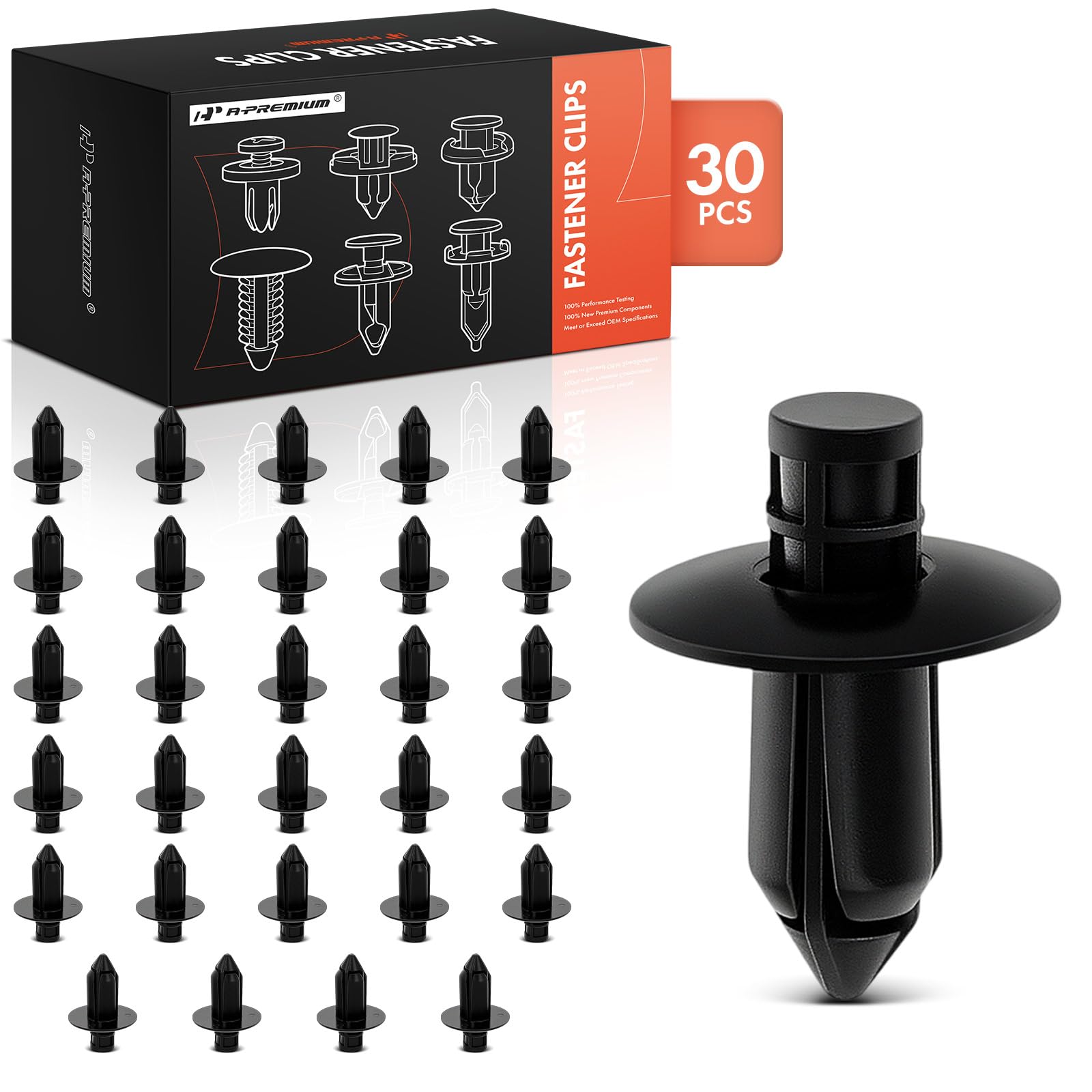 Amazon.com: A-Premium 30 PCS Nylon Front & Rear Bumper Car