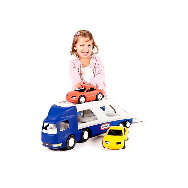 Foto 4 de 7 de Little Tikes Portacoches Grande - Transportador Grande con 2 Autos Deportivos - Horas de Diversión