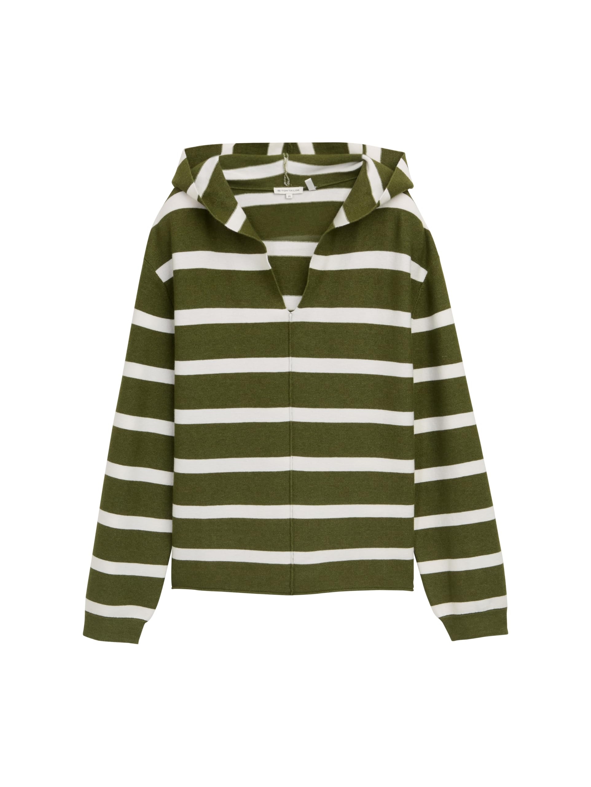 TOM TAILOR Damen Strickpullover mit Kapuze