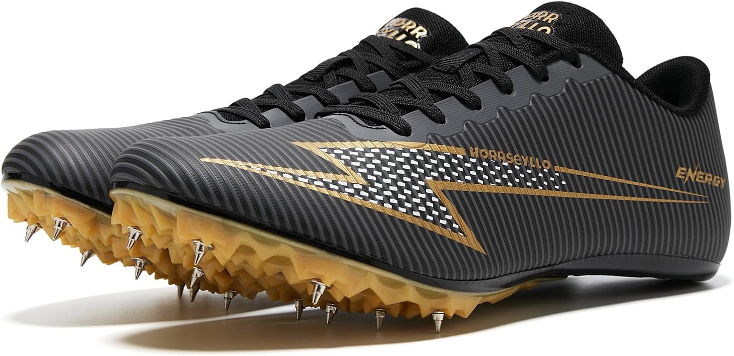 Men's Track and Field Shoes Women's Lightweight Metal Spikes for Athletics Sprint and Jump - Image 4