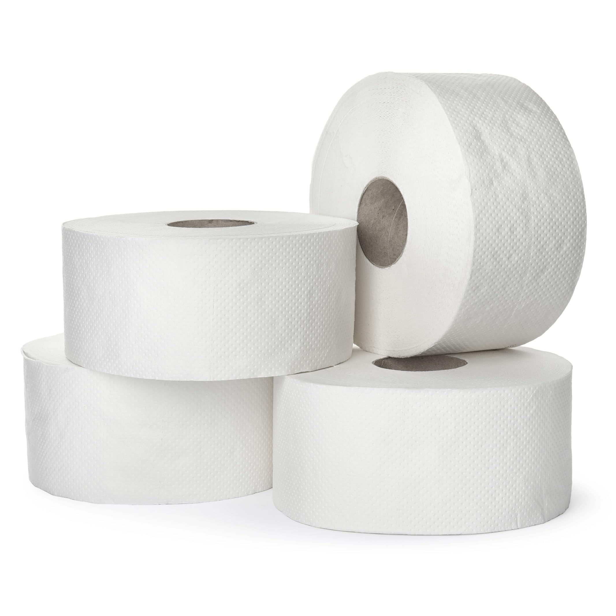 Papel Higienico Industrial/Rollo Higienico Industrial/de 2 capas -Suave y Extrablanco 18 Rollos de 300 gr (18-300gr)