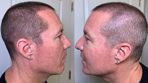 Miniatura 8 de Polvo para el cabello con cobertura 100% del cuero cabelludo, rojo, sin talco, 0.32 onzas, corrector de pérdida de cabello resistente al agua para