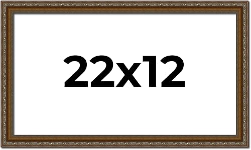 Miniatura 79 de Marco de fotos completo de madera dorada envejecida de 16 x 20 pulgadas con plexiglás acrílico UV, parte trasera de tablero de espuma y accesorios